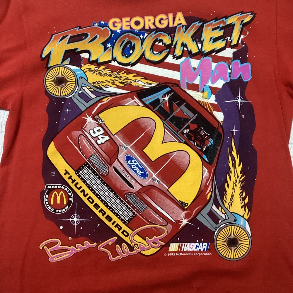 VTG 1995 Nascar Softee Bill Elliot T-Shirt